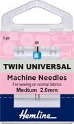 Twin universal 2mm machine needle size 80/12
